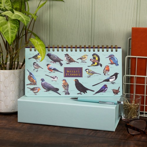 Birds weekly planner - weekly, with