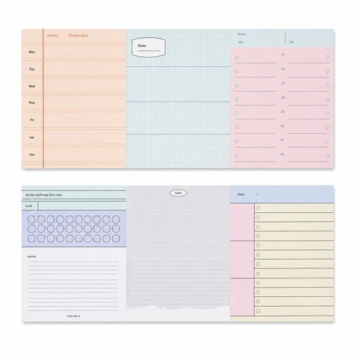 Weekly planner pad daily - planner,