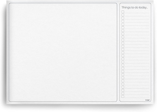 Desk pad with list - a3,