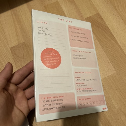 List notepad to - to, do