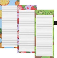 3 Pack Magnetic Shopping List