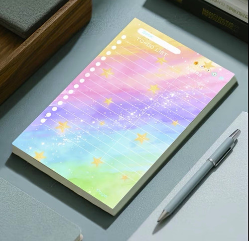 Pastel starry sky list - to-do,
