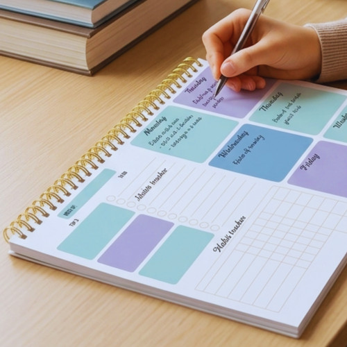 Weekly planner pad - a4,