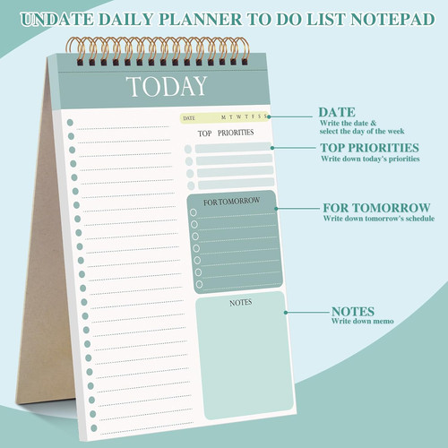 Pack daily planner notepad - pack,