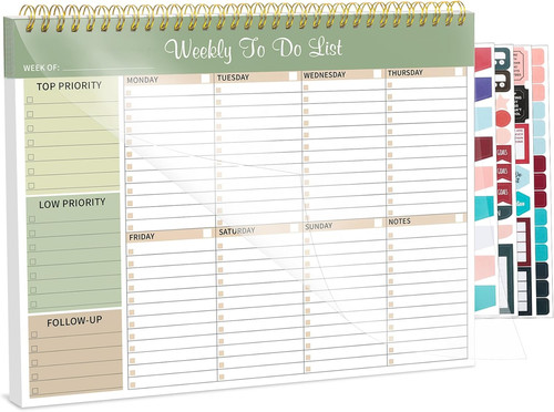 Weekly planner notepad - planner,