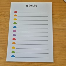 rainbow cloud themed 50 sheet