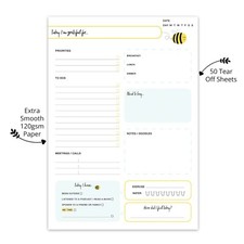 A5 Self Care Daily Planner Pad