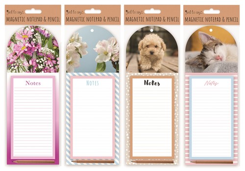 Magnetic notepad pencil - notepad,
