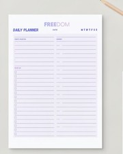Daily Planner / To Do List Pad