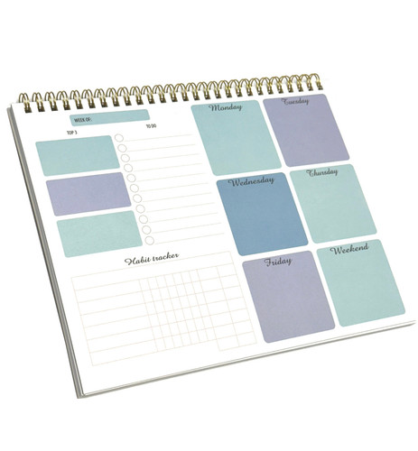 Weekly planner desk - notepad, to