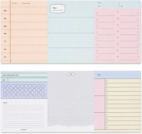 Weekly planner pad daily to - weekly,