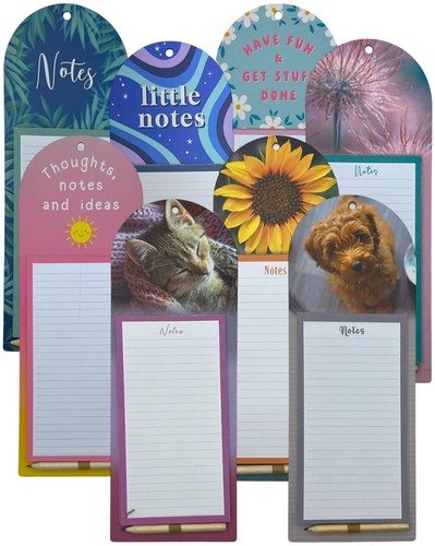 Magnetic notepad pencil - &,