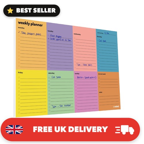 Week planner pad - pad, a4