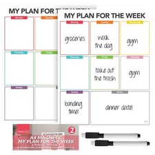2pk Weekly Planner Magnetic A4