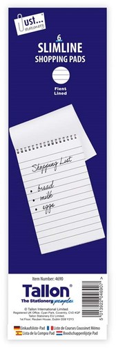 Pack shopping pads - pack,