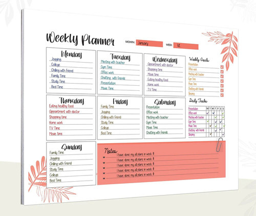 Page premium weekly planner - page,