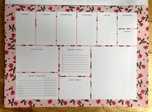 Desk pad undated - desk,
