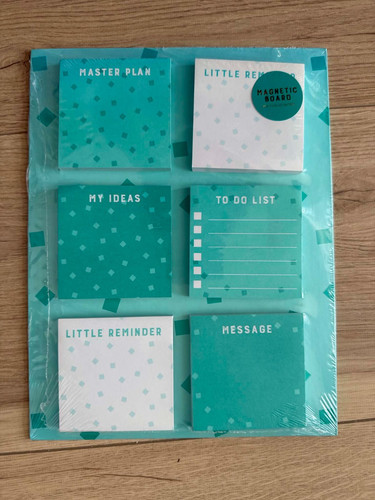 Magnetic sticky notes memo - memo, pad