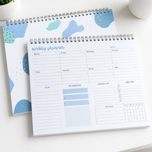 Weekly planner pad - weekly, list