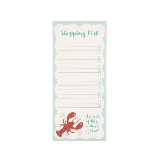 Lobster magnetic shopping list - magnetic,